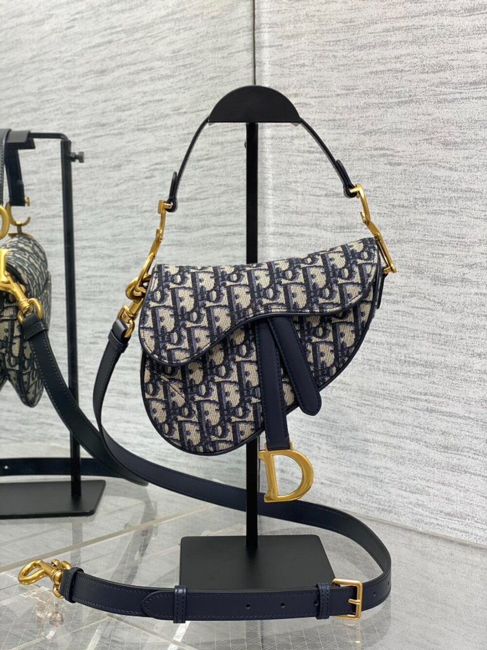 🍭Dior Mini Saddle Bag with Strap